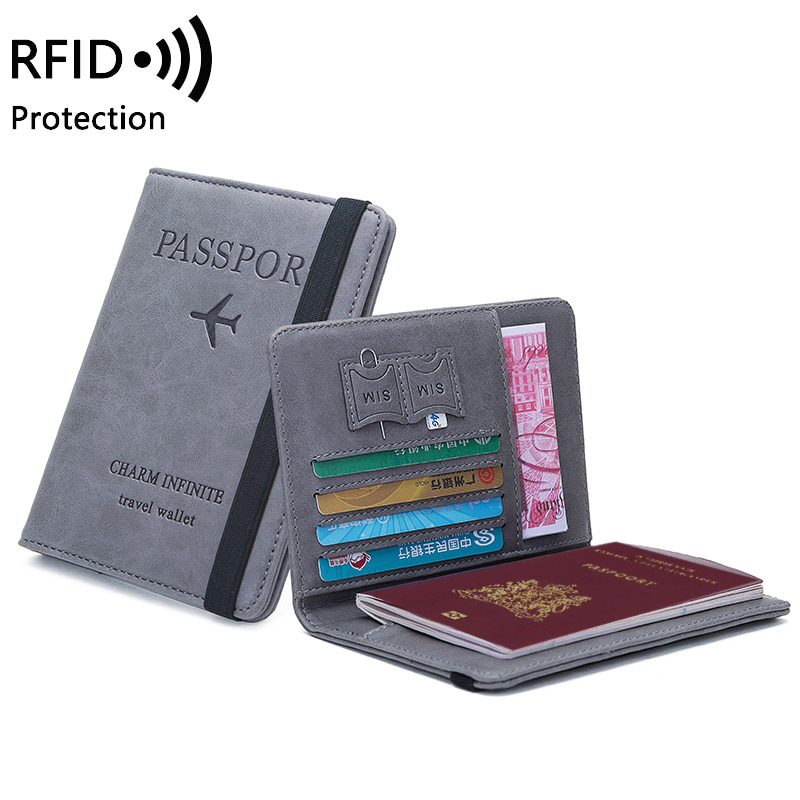 RFID veilig Paspoorthoes met kaarthouder - Travel Wallet